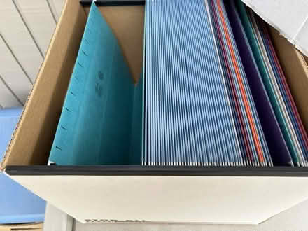 Photo of free Portable box Colored File Folders (Terra Linda, near Safeway) #1