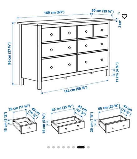 Photo of free IKEA Hemnes 8 drawer chest (Killiney) #2