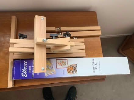Photo of free Embroidery/tapestry frame & stand (Newbury RG14) #2