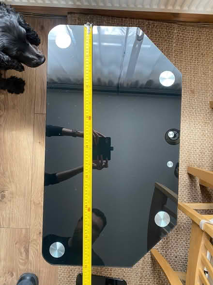 Photo of free Black Glass TV Stand (Strood, ME2) #2