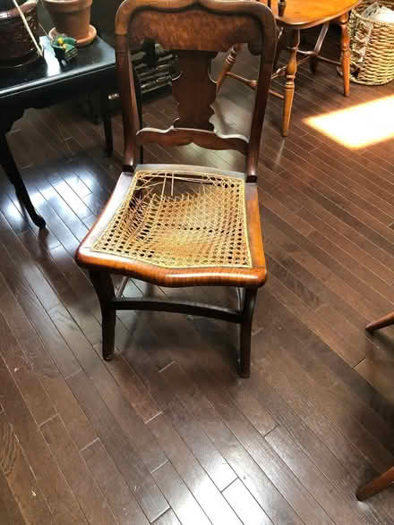 Photo of free Antique Chair needs recaning (Germantown) #1