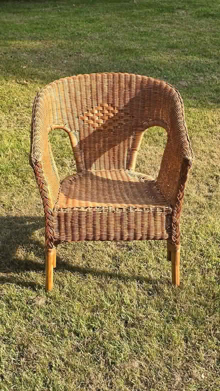 Photo of free Compact Rattan 'Bath' chair (Llandderfel LL23) #1