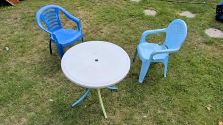 Photo of free Kids two chairs and table (Powick WR2) #1