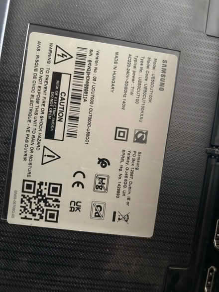 Photo of free Samsung 50” samsung tv spares UE50CU7100 (Knaphill GU21) #4