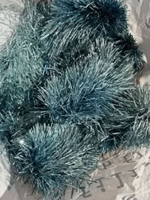 Photo of free Blue tinsel (Woking GU21) #1