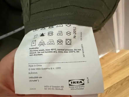 Photo of free IKEA dark green curtains (Winchester SO22) #3