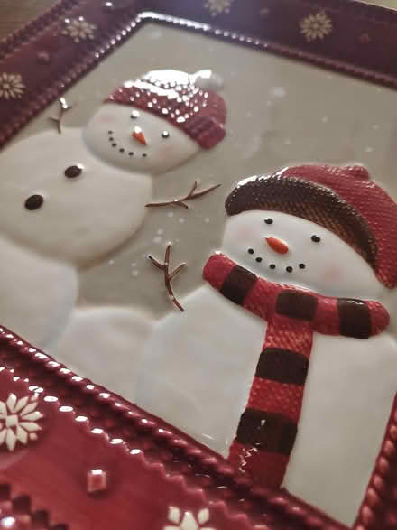 Photo of free Winter theme plate (Odenton) #2