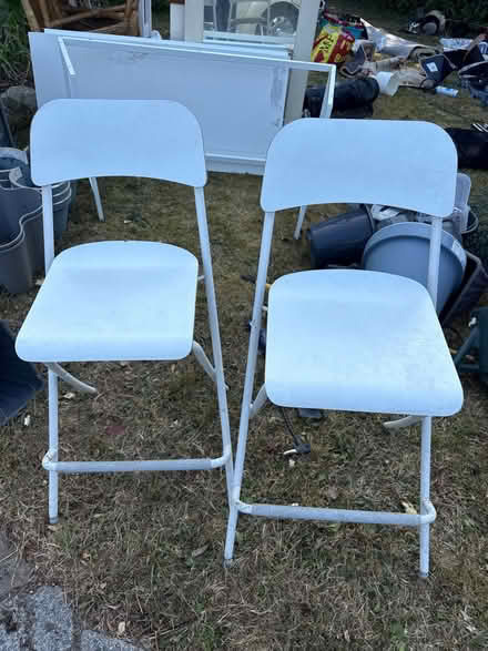 Photo of free 2 ikea kitchen high stools (Killiney) #1