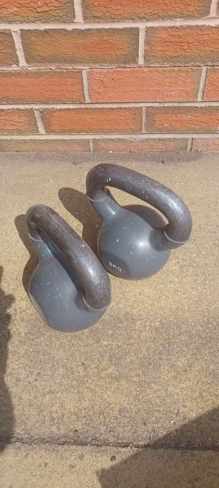 Photo of free 8kg Kettlebells (Longden SY5) #1