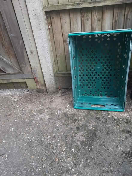 Photo of free Good size green crate (Woodall area) #1