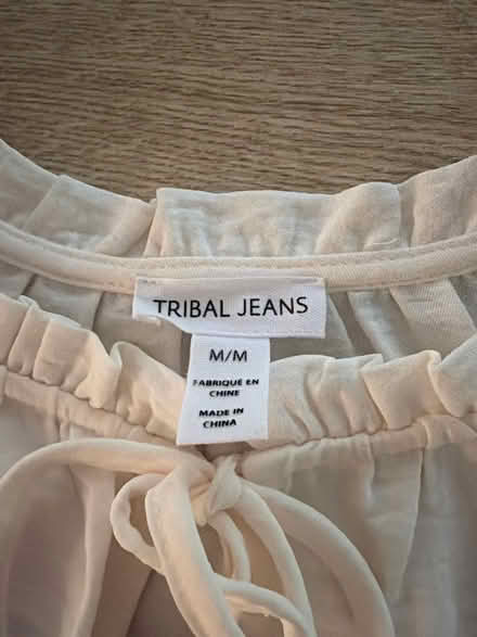 Photo of free New cream blouse, size M (Bloor & Islington) #2