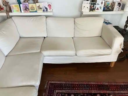 Photo of free large ikea corner sofa (Malvern WR14) #3