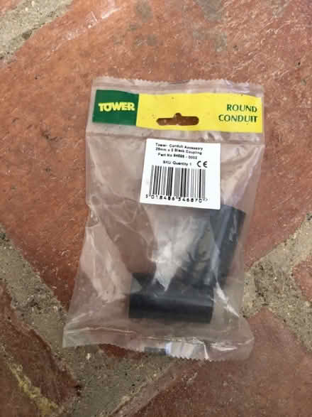 Photo of free Conduit coupling black 2no (North Ascot SL5) #1