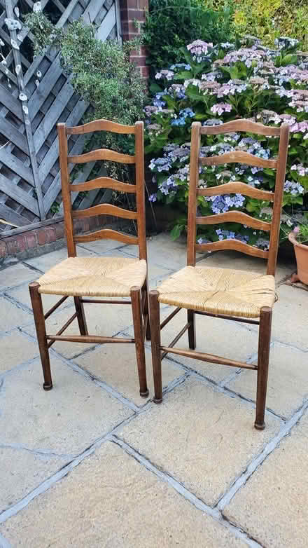 Photo of free Two ladderback chairs (Kenilworth CV8) #1