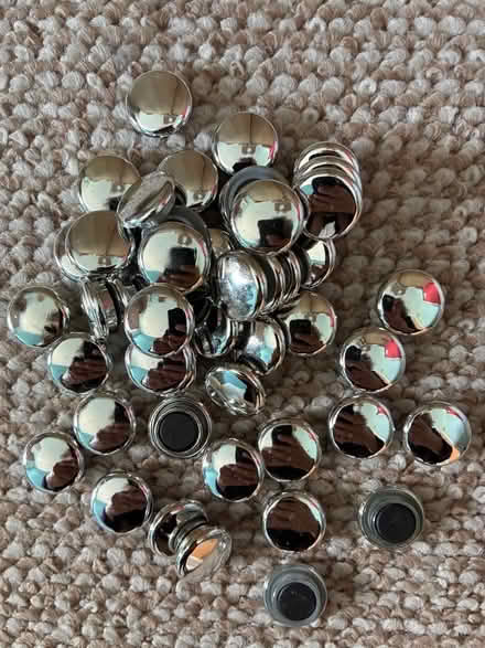 Photo of free 48 silver magnets, size 2cm (Beckenham BR3) #1
