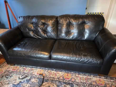 Photo of free Couch black (Milwaukie, Ardenwald) #2