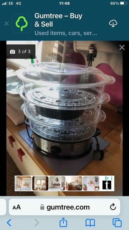 Photo of free Steamer 3 Tier (Gracemount EH17) #3