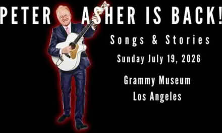 Photo of free Peter Asher Tickets 7/19 (Redondo Beach) #1