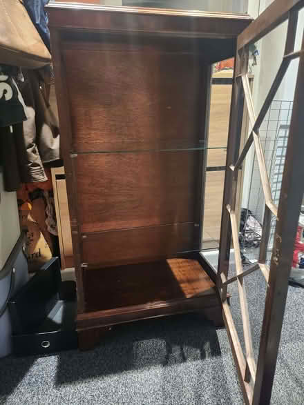 Photo of free Wood and Glass display cabinet (White Cross LA1) #2