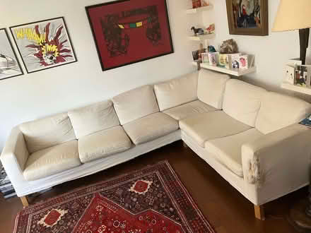 Photo of free large ikea corner sofa (Malvern WR14) #1
