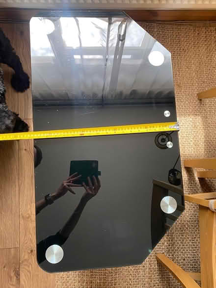 Photo of free Black Glass TV Stand (Strood, ME2) #3