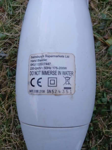 Photo of free Hand blender (Bridge of Don AB22) #2