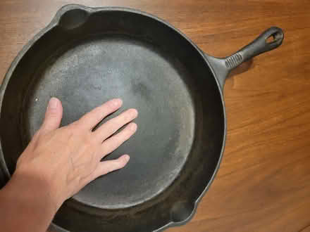 Photo of free Large cast iron skillet (Manor park) #2