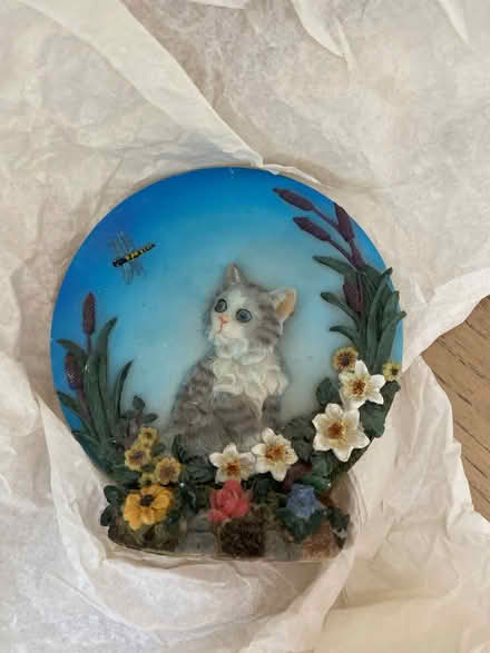 Photo of free Decorative Cat Plate (Worcester Park KT4) #1