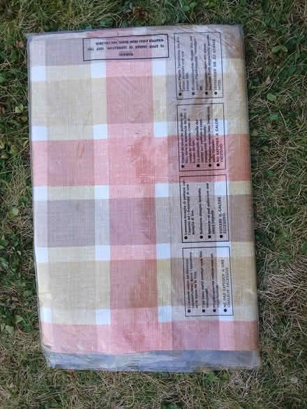 Photo of free Polly cloth polythene tablecloth (Bridge of Don AB22) #2