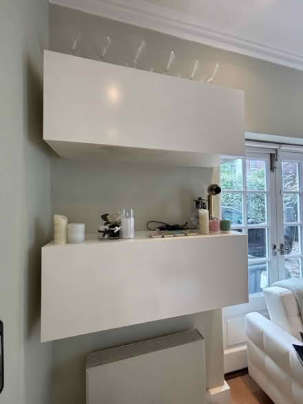 Photo of free White wall mounted shelve units (Chelsea london) #1