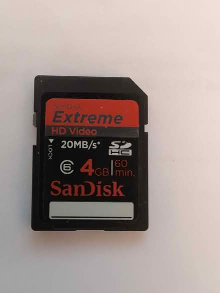Photo of free 4GB SDHC memory card (West Twyford (Park Royal) NW10) #1
