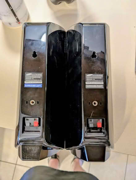 Photo of free Samsung surround sound speakers (Hoosier Acres) #1