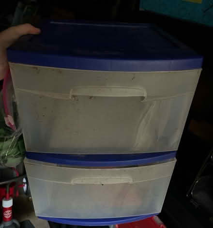 Photo of free Medium clear plastic drawer (Piscataway near stadium) #1