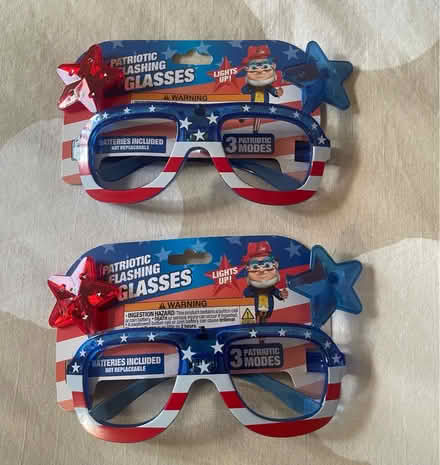 Photo of free July 4 fun glasses. They light up (West Medford) #1