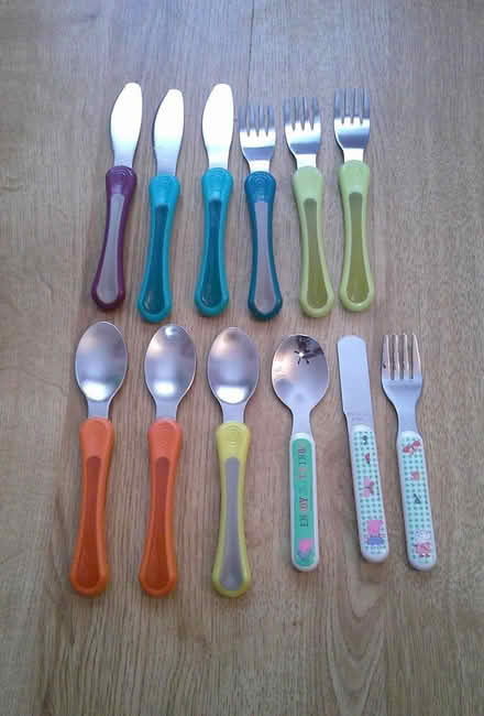 Photo of free 4x sets of toddler cutlery (Great Sankey, WA5 1UY) #1
