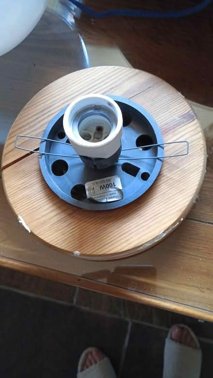 Photo of free Ceiling light fitting and cover (WR13. Cradley. Malvern.) #3