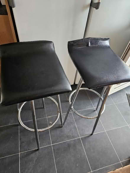 Photo of free 1 or 2 kitchen counter stools (Blakelaw NE5) #1