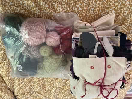 Photo of free Fabric and wool scraps (Heelands MK13) #1
