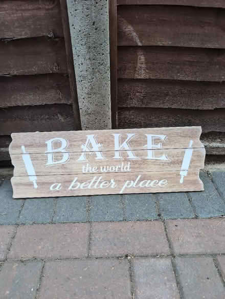 Photo of free Wall sign (Woodley RG5) #1