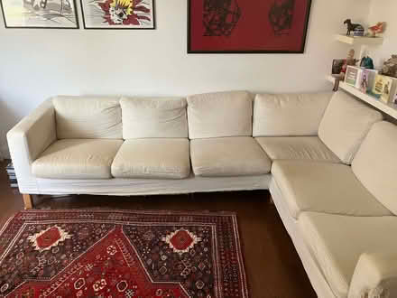 Photo of free large ikea corner sofa (Malvern WR14) #2