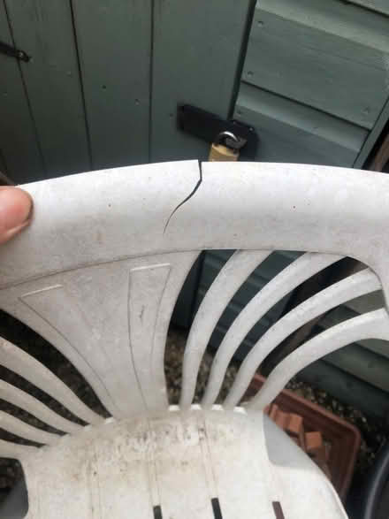 Photo of free Plastic garden chair (North Bretton PE3) #2