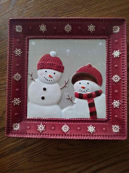 Photo of free Winter theme plate (Odenton) #1