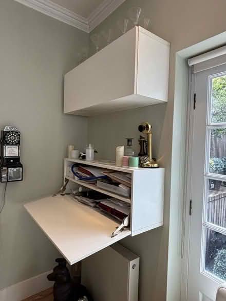Photo of free White wall mounted shelve units (Chelsea london) #4