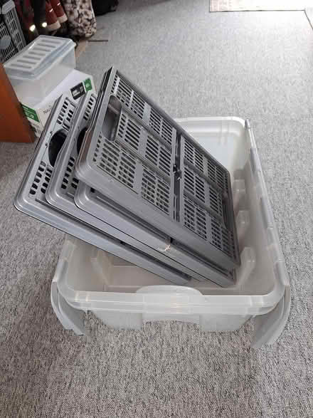 Photo of free Six plastic crates (Chelmsford, CM1) #1