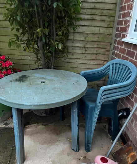 Photo of free Outdoor table and chairs (euxton PR7) #1