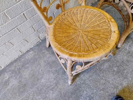 Photo of free 70s cane/wicker chairs - project (M33 sale) #4