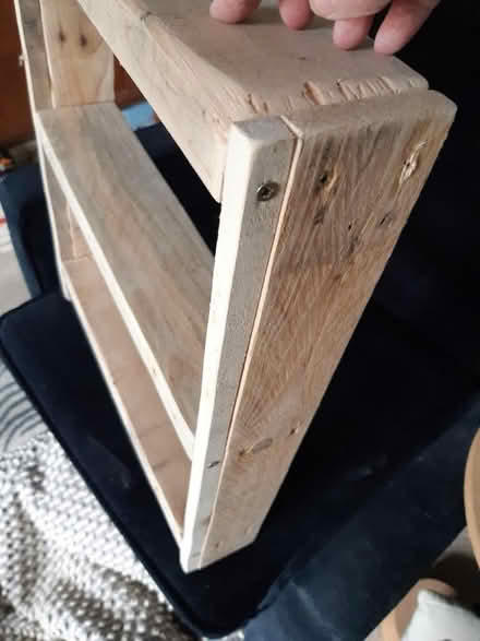 Photo of free Wooden shelf (homemade) (Leeds LS28) #3