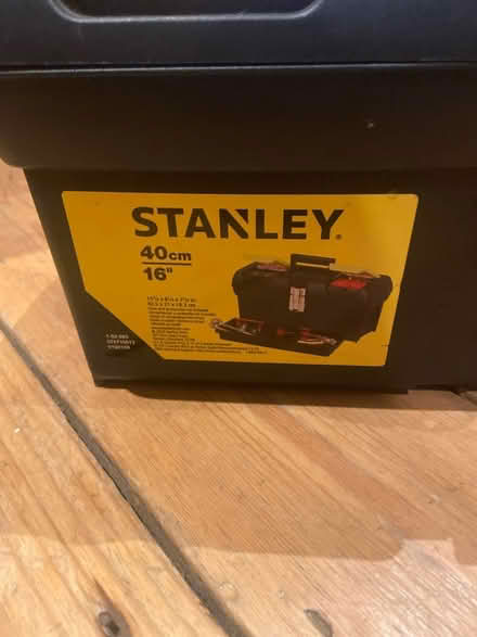 Photo of free Stanley toolbox (N1 St Mary’s Church Islington) #2