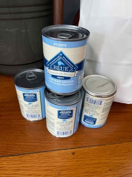 Photo of free 5 cans of puppy dog food (San Leandro) #1