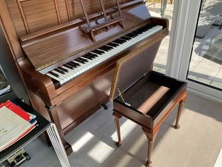 Photo of free Piano and stool (Saggart) #3